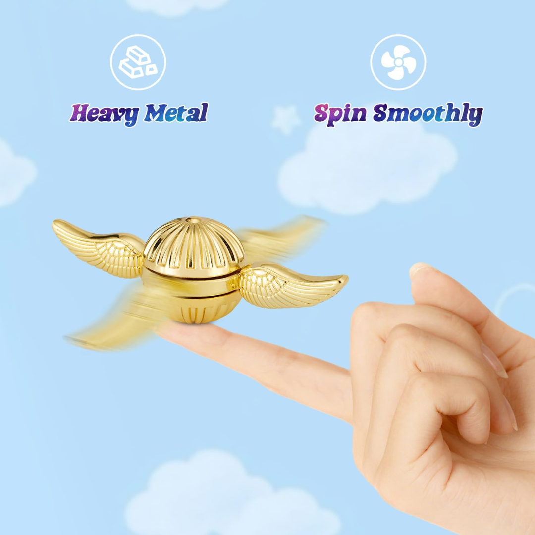 G- SNITCH Juguete antiestrés (para niño y adulto), spinner antiestrés de rotación interactiva